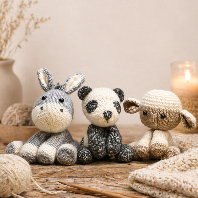 Mees Panda krea kit, strik