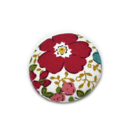 Poplin Blomster, knapper Poplin Blomster, knapper