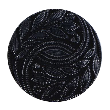 Knapper, sort, fire huller, 19 mm(00447) - Balsløw