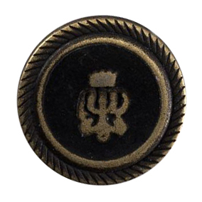 Knapper med antik guld look 20 mm (00348)