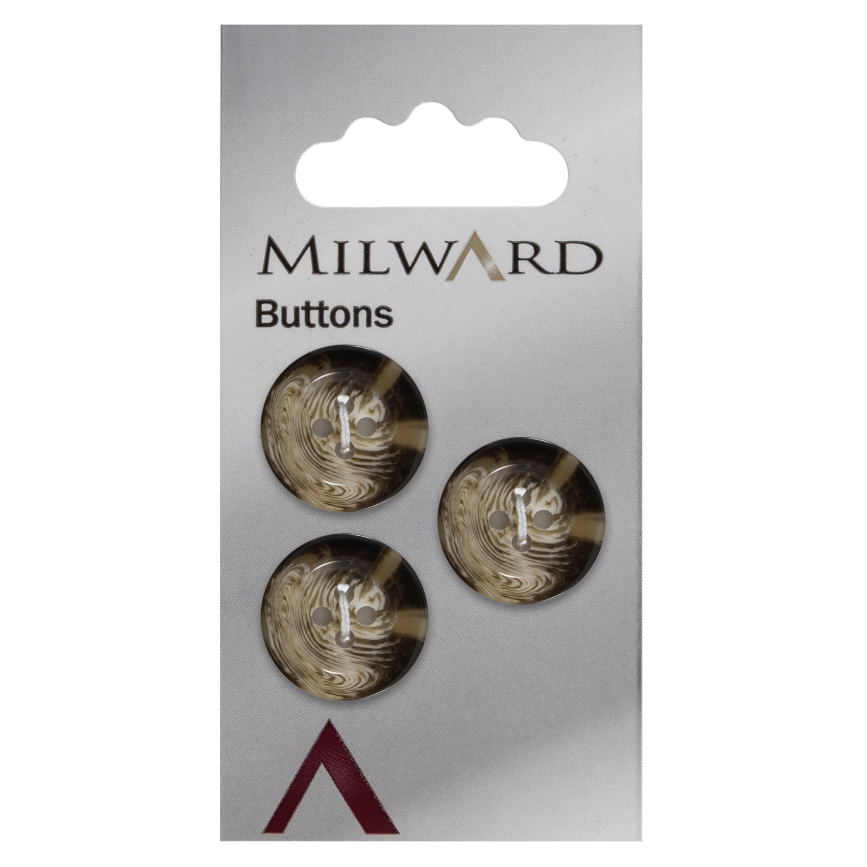 Knapper, træ, rustik, 17 mm (00509a) - Balsløw