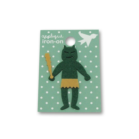 Strygemærke med kæmpe, 40x53 mm