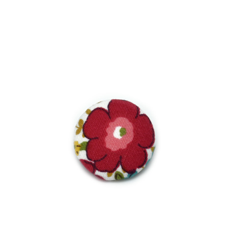 Poplin Blomster, knapper Poplin Blomster, knapper