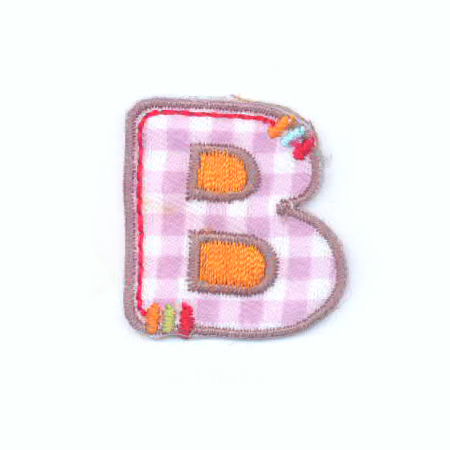 Strygemærke bogstaver, 30x35 mm Strygemærke bogstaver, 30x35 mm