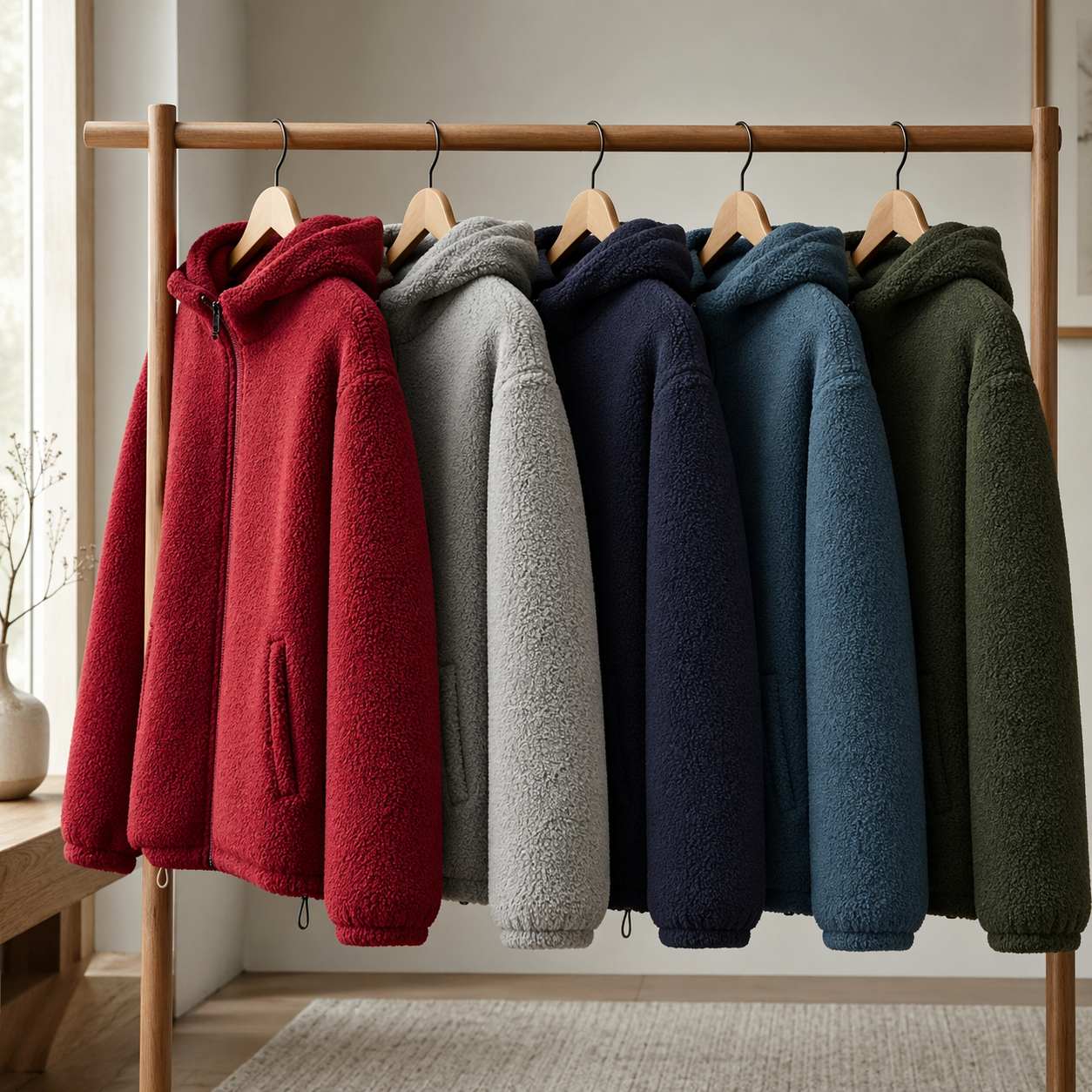Polar Fleece ensfarvet, 1500 mm, karrygul