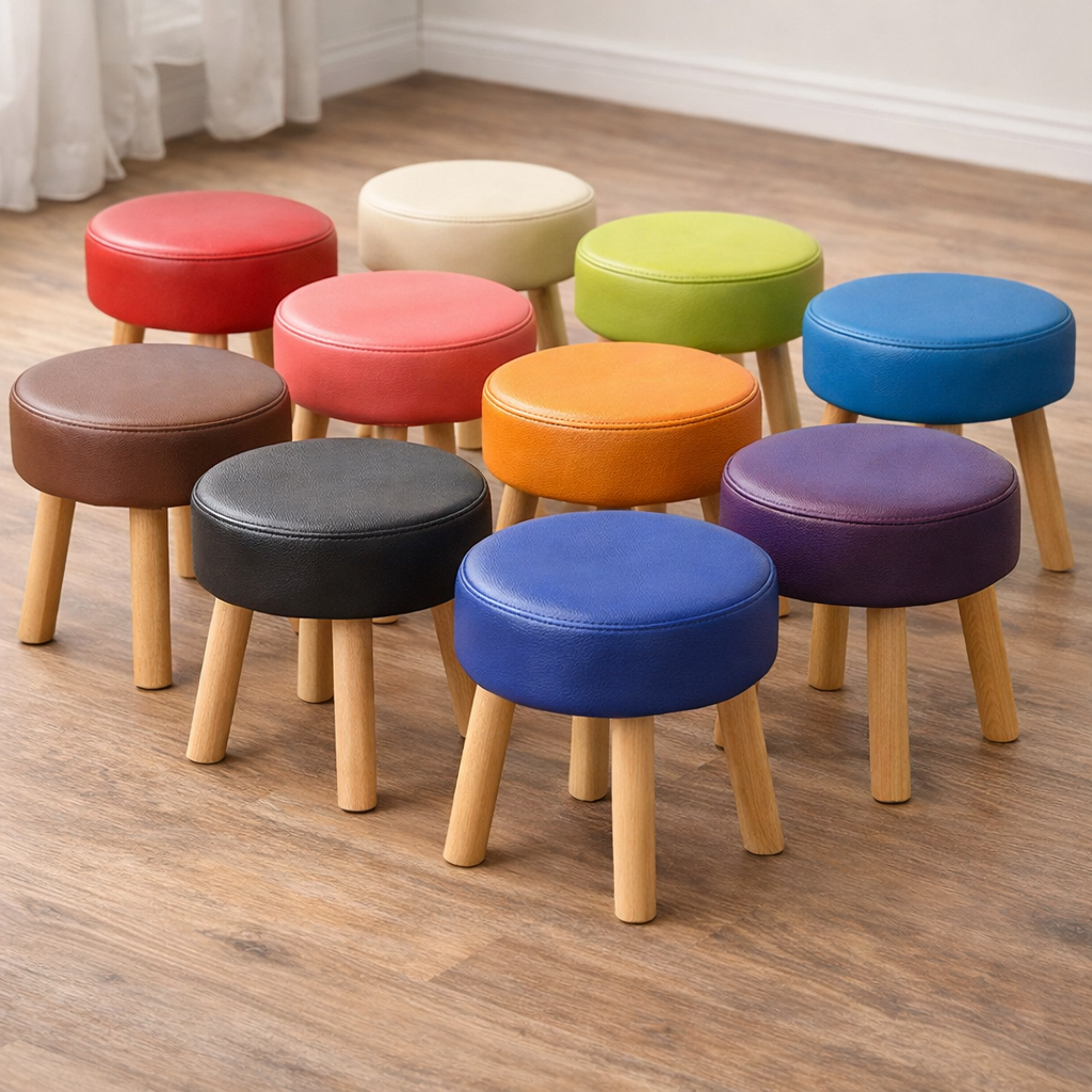 Læder stof, metervare, imiteret, beige