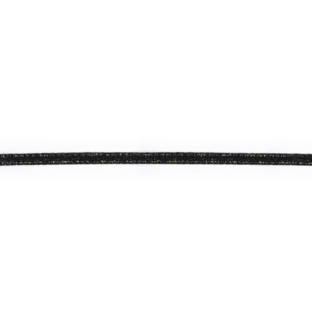 Dekorationsbånd, 3mm, sort - Balsløw