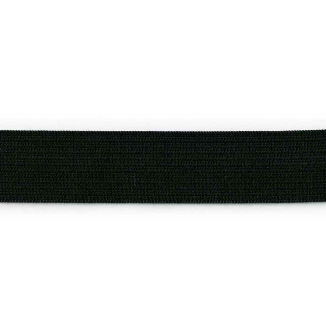 Bred elastik, 20mm, sort - Balsløw
