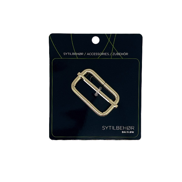 Spænde, regulering, 38 mm, guld - Balsløw