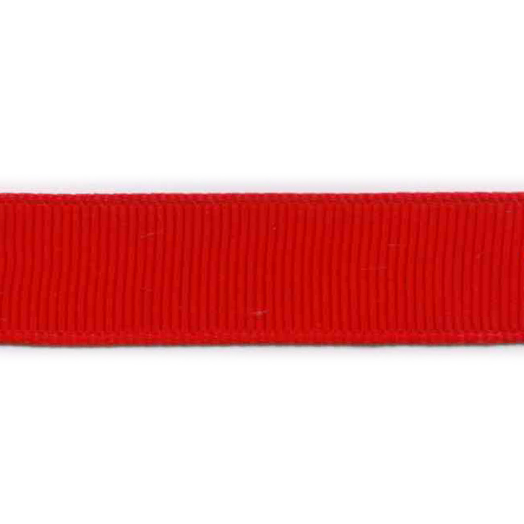 Grosgrain bånd, 25mm, rød - Balsløw