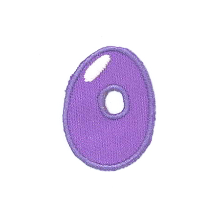 Strygemærke tal, 25x33 mm Strygemærke tal, 25x33 mm