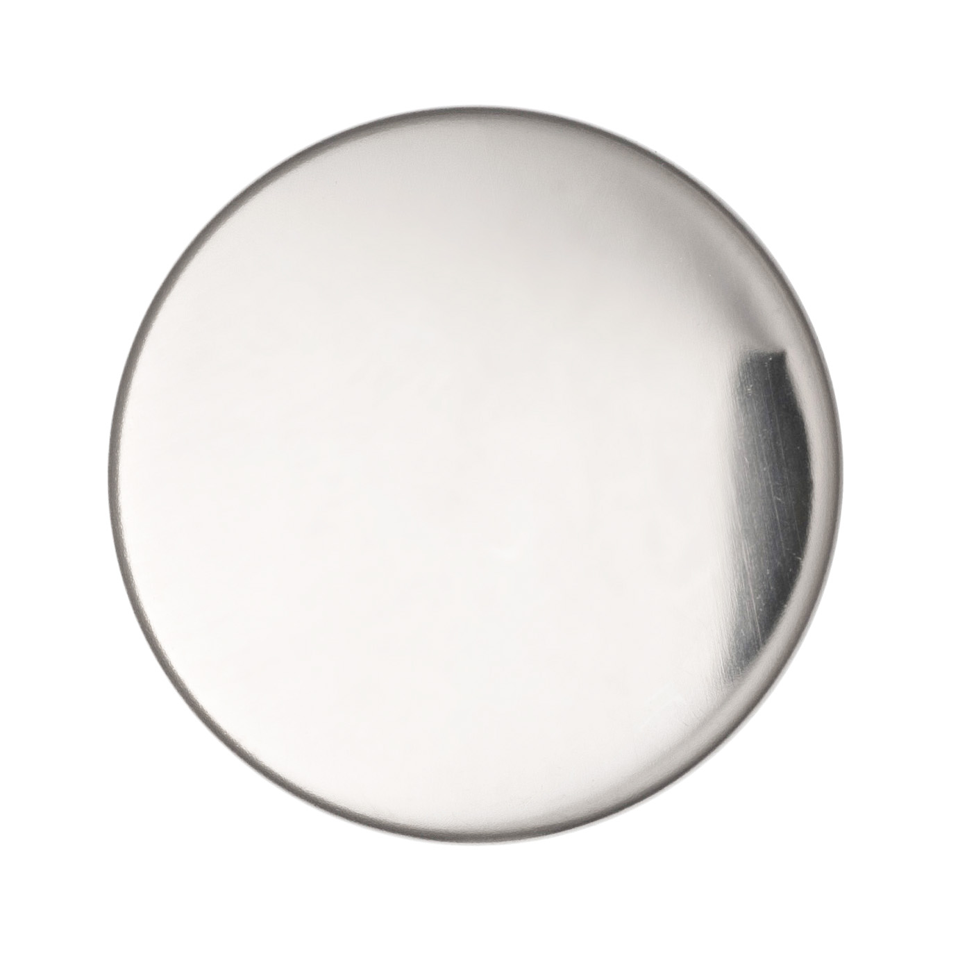 Knapper, hvid, blank, 20 mm (00272)