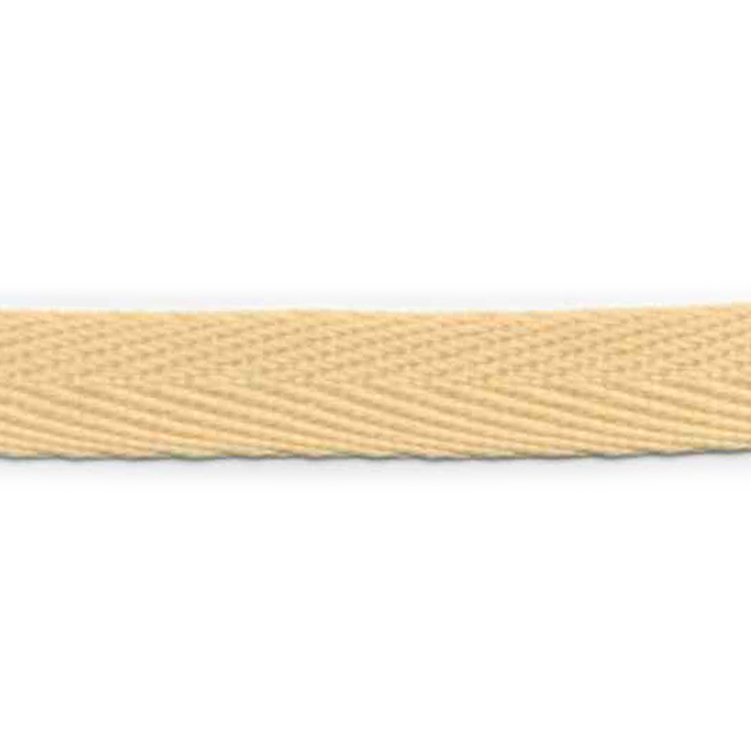 Sildebens vævede bånd, beige