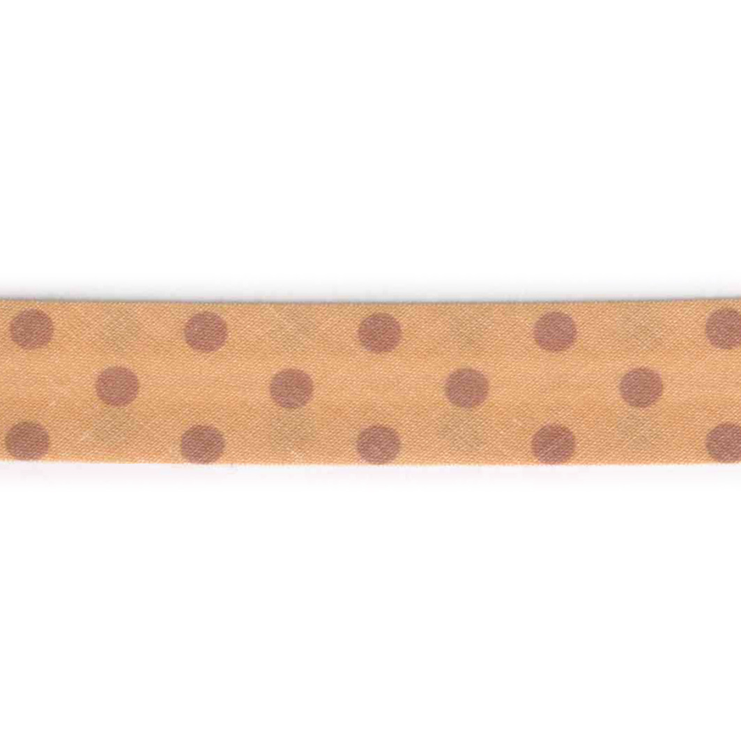 Skråbånd med store prikker, orange - Balsløw